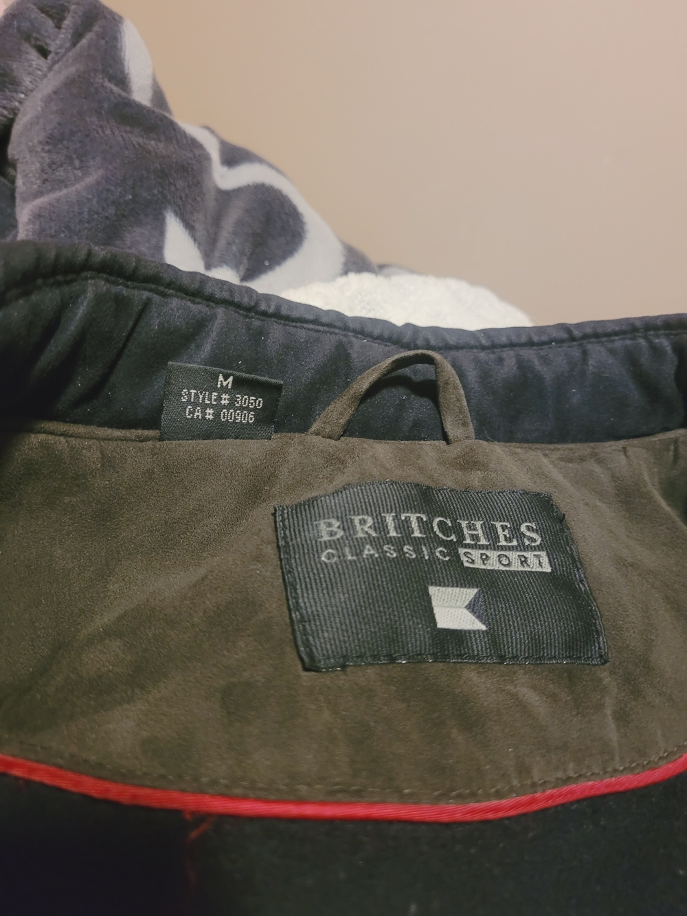 Britches Classic Sport Men's Brown and Black Bomber Jacket